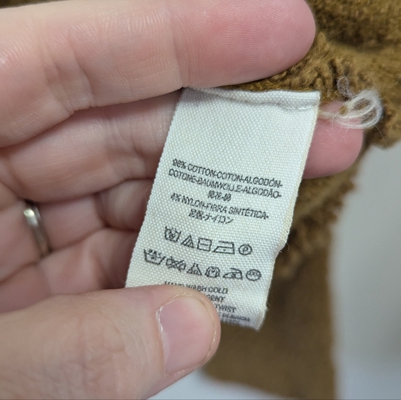 Free People Cropped Textured Cropped Sweater Olive - Picture 10 of 13